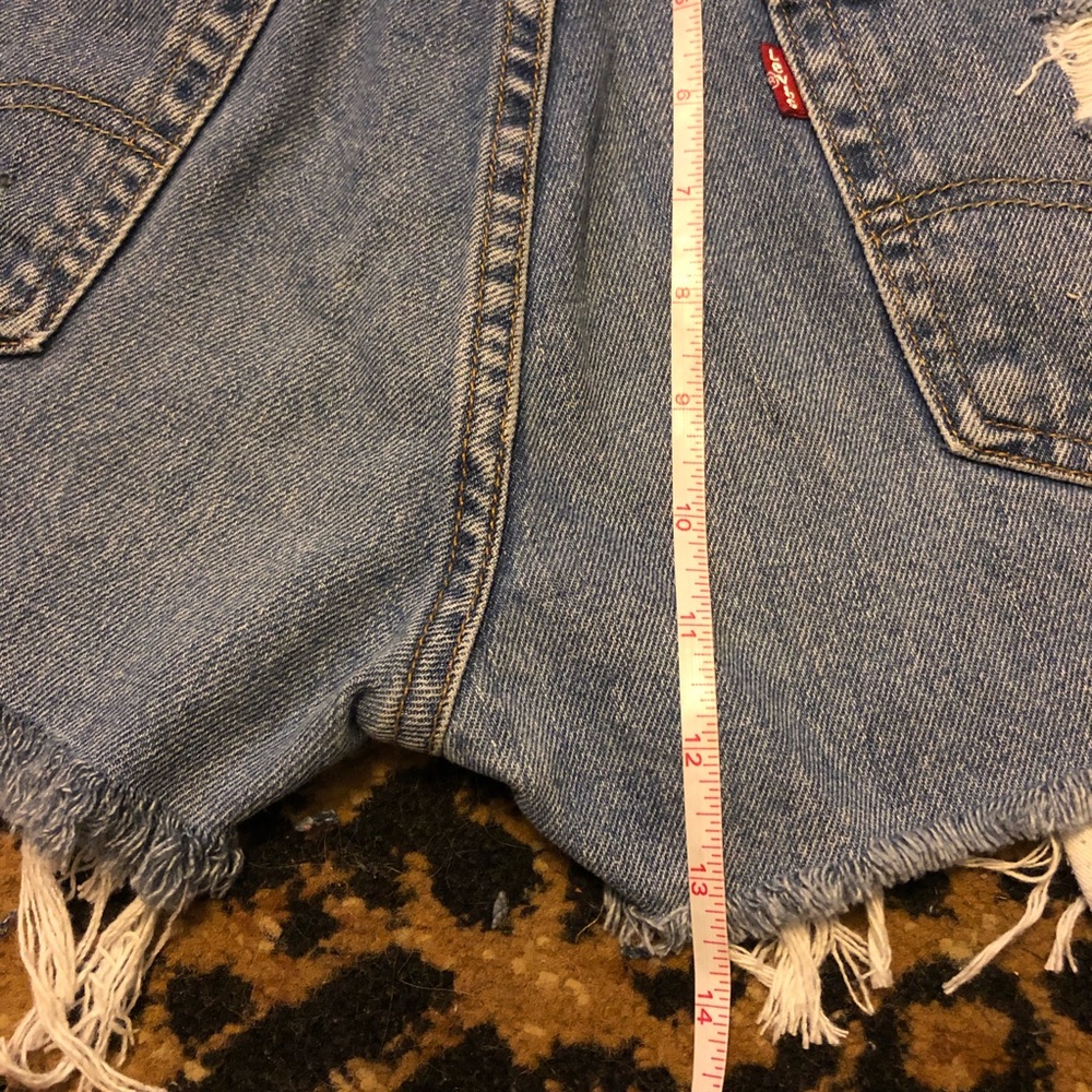 SOLD. Levi’s | Custom Vintage Distressed Shorts - Picture 6 of 8